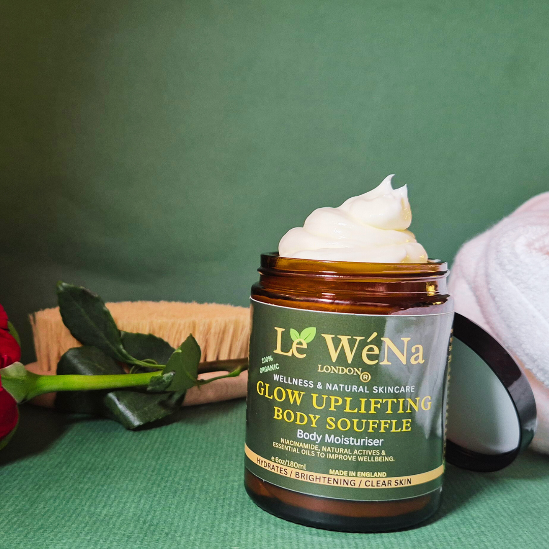 Glow Uplifting Body Moisturiser |  Botanical actives with Papaya, Niacinamide for brightening dull uneven skin tones.